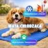 Duża Mata Chłodząca Dla Psa Kota 90x50cm Żelowa
