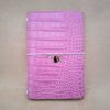 Skórzany Notes Journal A5 Planer Pink
