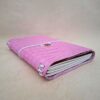 Skórzany Notes Journal A5 Planer Pink