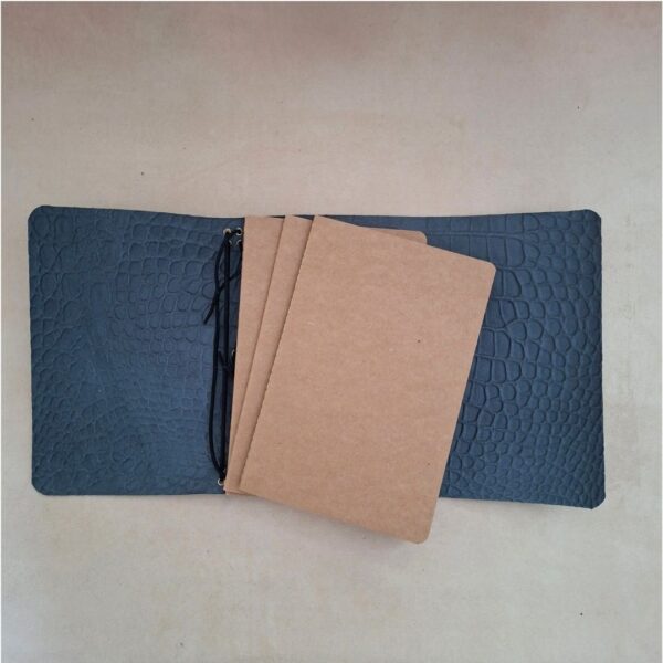 Skórzany Notes Journal A5 Planer Black