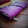Skórzany notes / pamietnik / journal A6 Violet