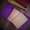Skórzany notes / pamietnik / journal A6 Violet